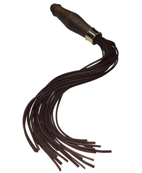 Satyr Chocolate Leather Flogger