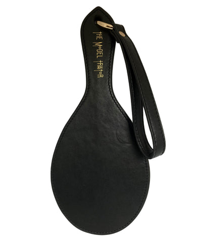Black leather discipline paddle