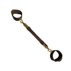 Small Luxury Spreader Bar with Cuffs Chocolate