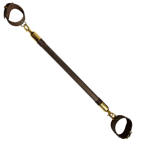 Medium Luxury Spreader Bar with Cuffs Set Chocolate