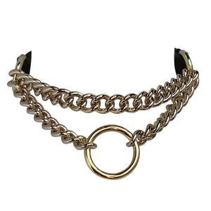 Chain O Choker Black/Chocolate