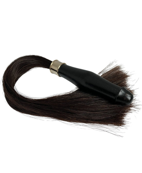 Satyr Equus Horsehair Whip Brown & Black blend