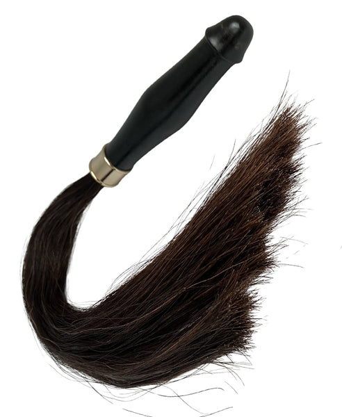 Satyr Equus Horsehair Whip Brown & Black blend