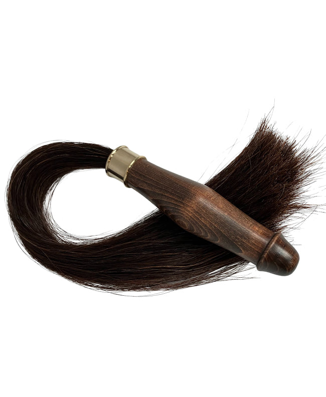 Satyr Equus Horsehair Whip Brown & Black blend