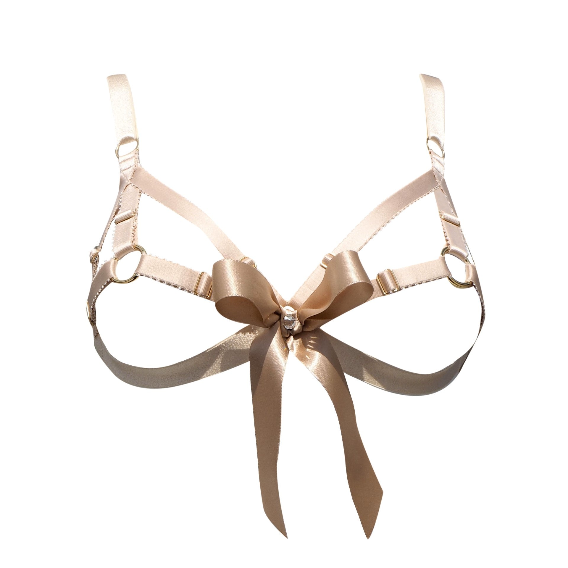 Peaches & Pearl Nipple Ring Bra