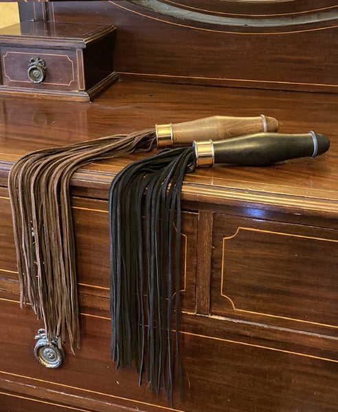 Satyr Chocolate Suede Postulant Flogger