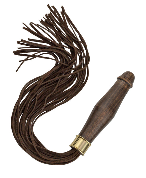Satyr Chocolate Suede Postulant Flogger