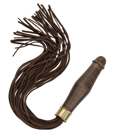 Satyr Chocolate Suede Postulant Flogger