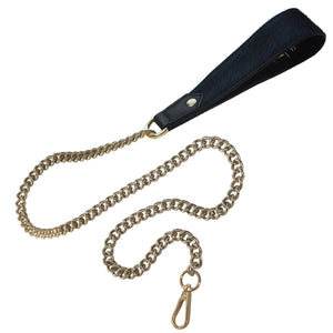 Pony Leather Leash Black