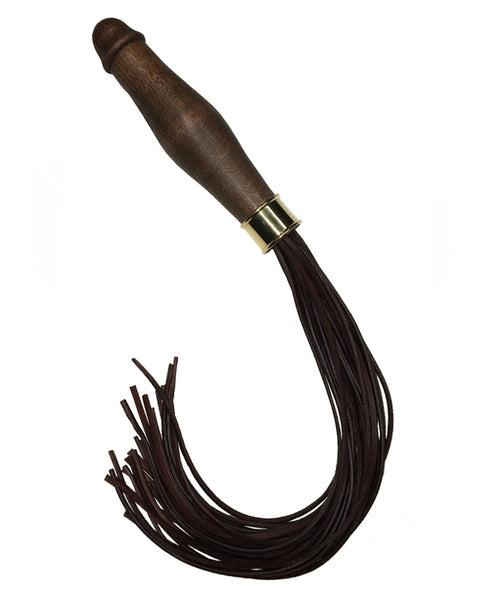 Satyr Chocolate Leather Flogger