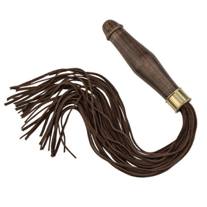 Satyr Chocolate Suede Postulant Flogger