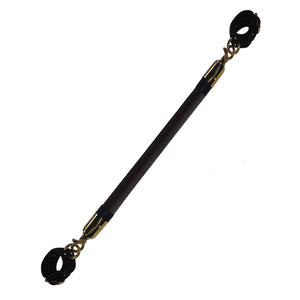 Medium Luxury Spreader Bar with Cuffs Set Black