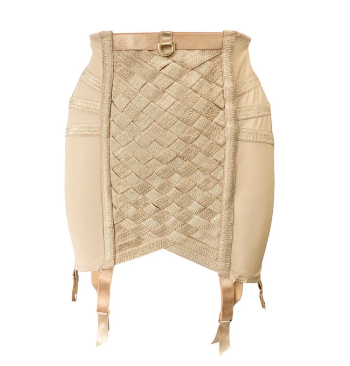Peach Girdle Front View